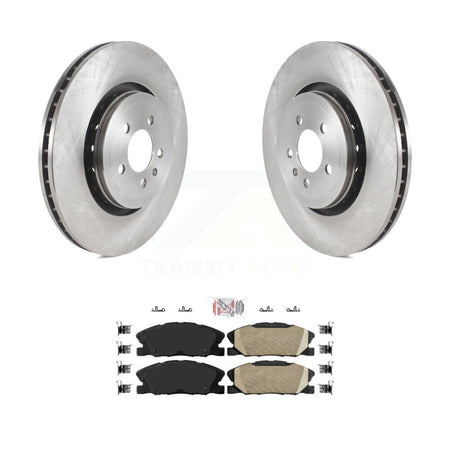 Front Disc Brake Rotors Ceramic Pad Kit For Dodge Charger With 370mm Diameter Rotor K8A-106988