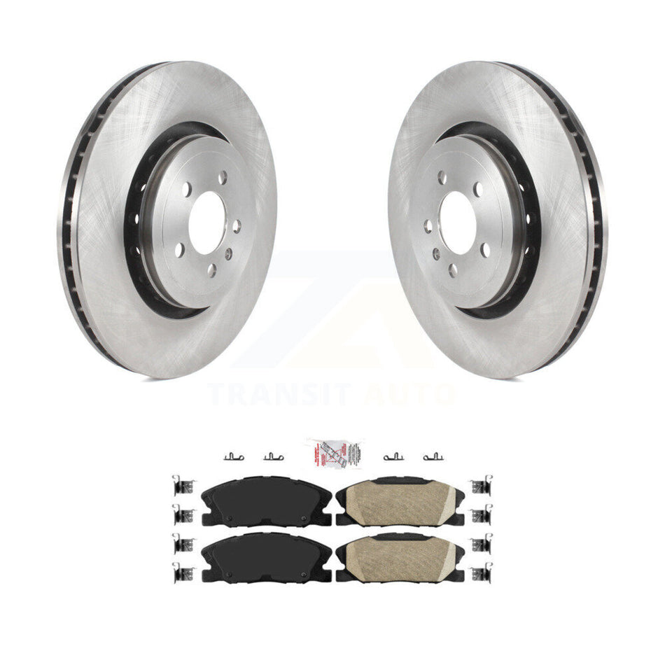Front Disc Brake Rotors Ceramic Pad Kit For Dodge Charger With 370mm Diameter Rotor K8A-106988