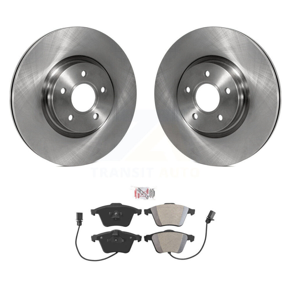 Front Disc Brake Rotors And Semi-Metallic Pads Kit For Volvo S40 V50 C70 K8A-107002