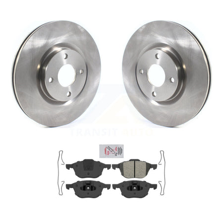 Front Disc Brake Rotors And Semi-Metallic Pads Kit For 2018-2022 Ford EcoSport K8A-107005