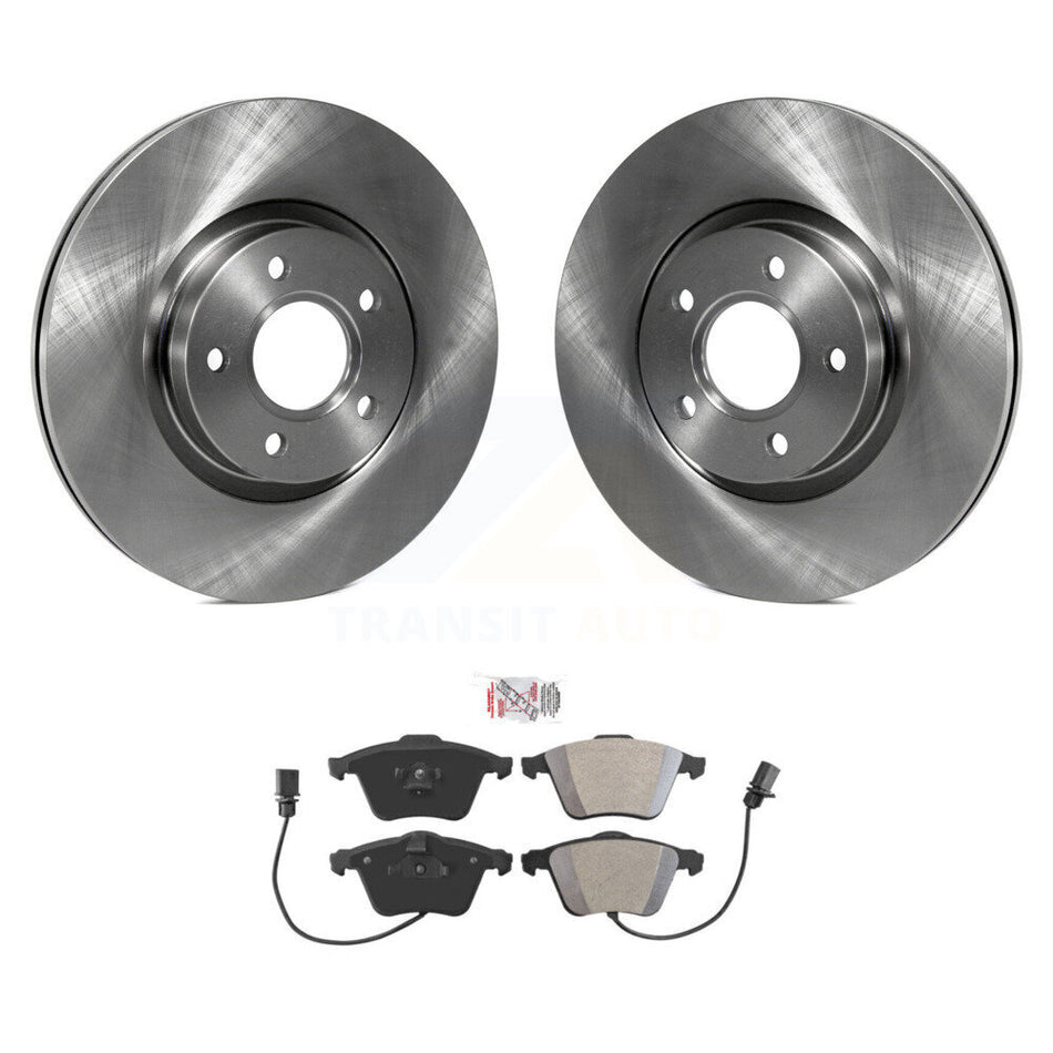Front Disc Brake Rotors And Semi-Metallic Pads Kit For Volvo S40 K8A-107009