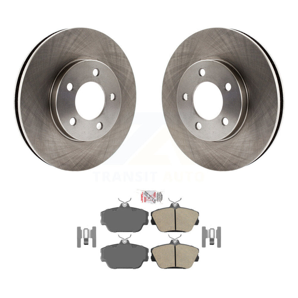 Front Disc Brake Rotors And Ceramic Pads Kit For 1994-1995 Ford Taurus SHO K8A-107043
