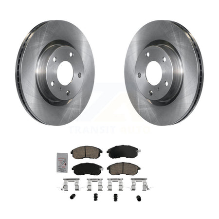 Front Disc Brake Rotors And Ceramic Pads Kit For INFINITI G35 Nissan 350Z K8A-107045