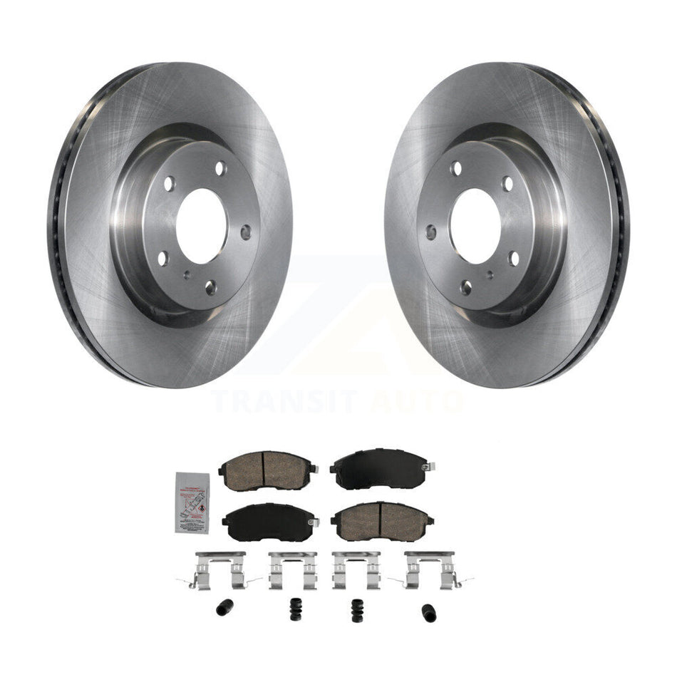 Front Disc Brake Rotors And Ceramic Pads Kit For INFINITI G35 Nissan 350Z K8A-107045