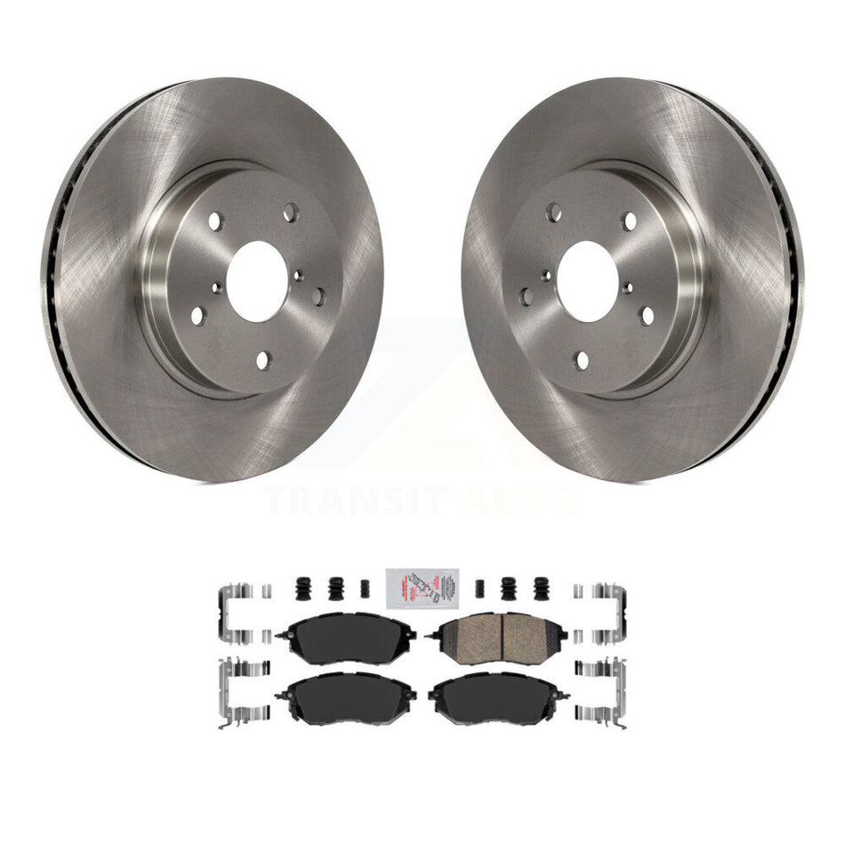 Front Disc Brake Rotors And Ceramic Pads Kit For 2015 Subaru Legacy 2.5L K8A-107060
