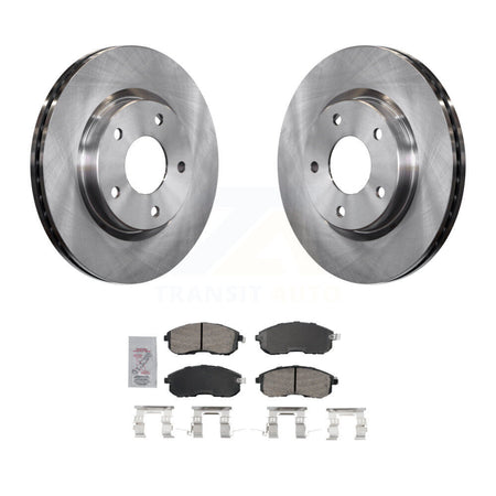 Front Disc Brake Rotors And Ceramic Pads Kit For Nissan Sentra K8A-107079