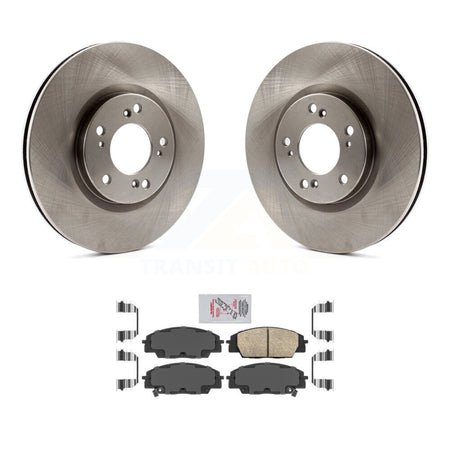 Front Disc Brake Rotors And Ceramic Pads Kit For 2000-2009 Honda S2000 K8A-107094