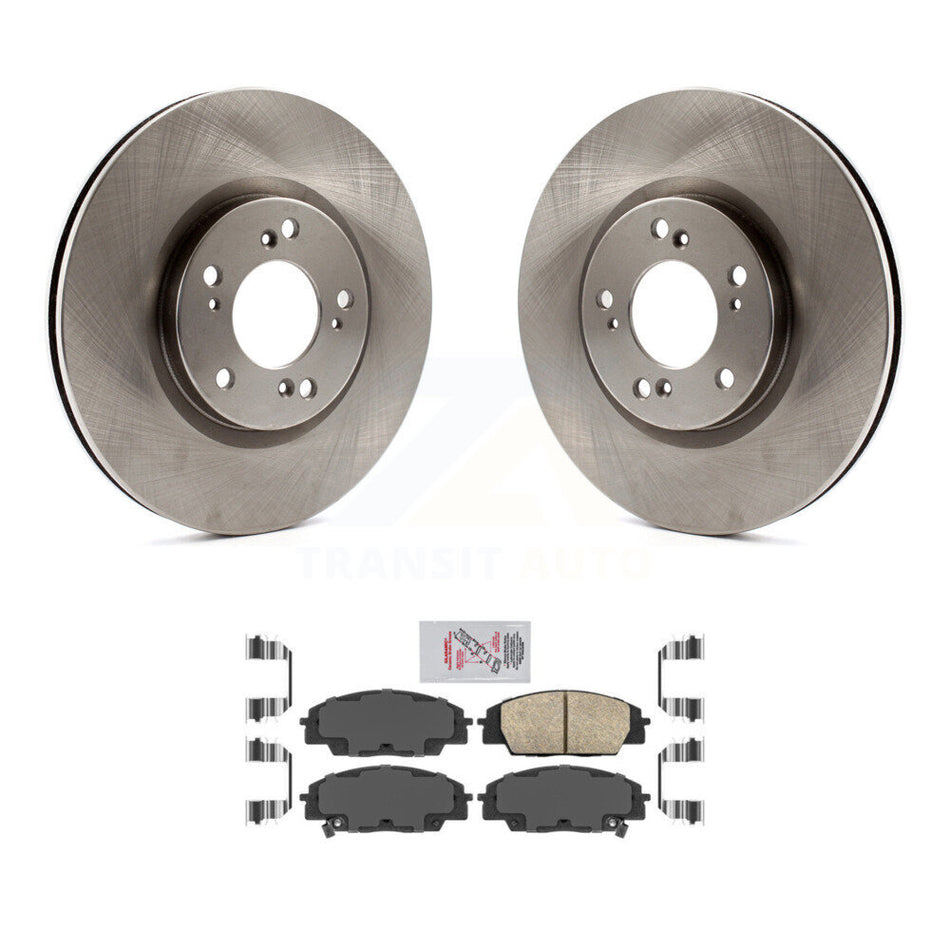 Front Disc Brake Rotors And Ceramic Pads Kit For 2000-2009 Honda S2000 K8A-107094