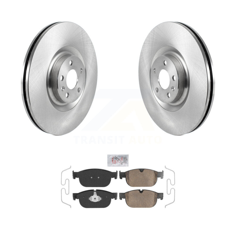 Front Brake Rotors & Ceramic Pad Kit For 16-23 Volvo XC90 With 366mm Diameter Rotor K8A-107097