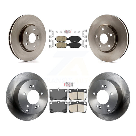 Front Rear Ceramic Pads And Disc Brake Rotors Kit (6Pc) For Lexus IS250 K8A-107105