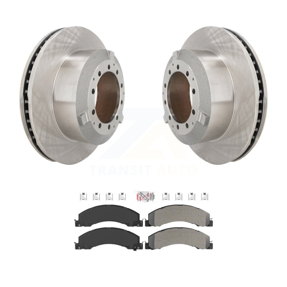 Rear Brake Rotor & Semi-Metallic Pad Kit For Ram Dodge Sterling Truck 4500 5500 Bullet 45 K8A-107163