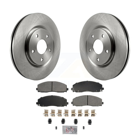 Front Brake Rotor Semi-Metallic Pad Kit For Dodge Grand Caravan Journey Chrysler Pacifica K8A-107207