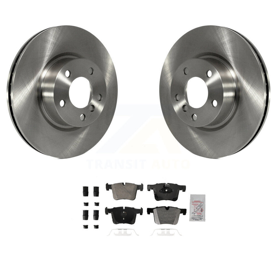 Front Disc Brake Rotors And Semi-Metallic Pads Kit For BMW X3 X4 K8A-107211