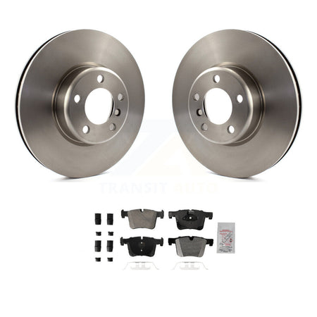 Front Disc Brake Rotors And Semi-Metallic Pads Kit For BMW 335i xDrive GT K8A-107214