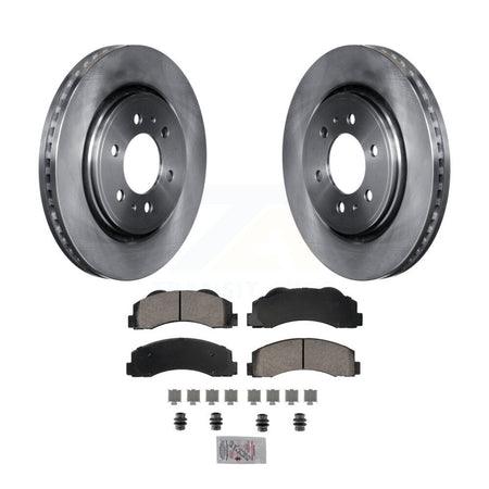 Front Disc Brake Rotors And Ceramic Pads Kit For Ford F-150 Expedition Lincoln Navigator K8A-107217
