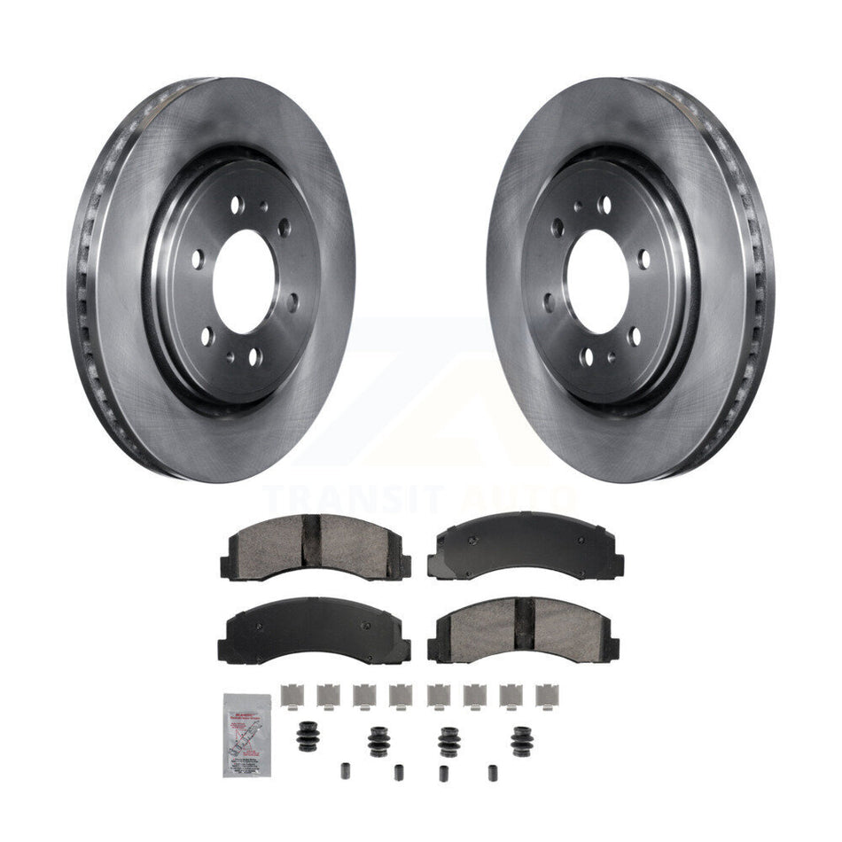 Front Disc Brake Rotors And Ceramic Pads Kit For Ford F-150 Expedition Lincoln Navigator K8A-107221