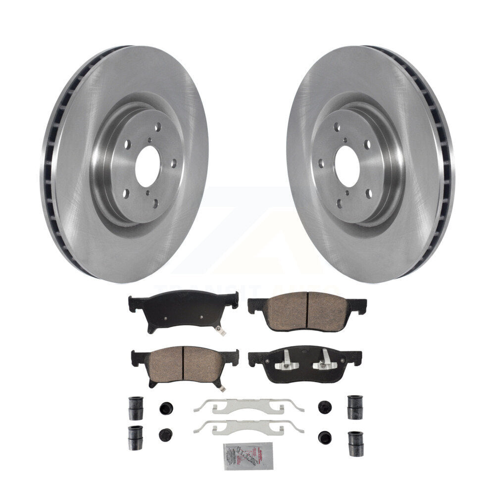 Front Disc Brake Rotors And Ceramic Pads Kit For 2019-2024 Subaru Ascent K8A-107227