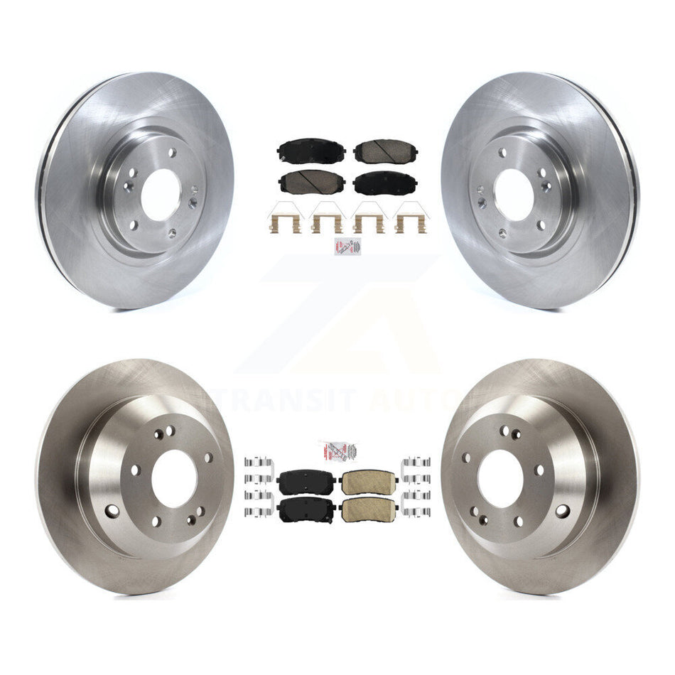 Front Rear Ceramic Pads And Disc Brake Rotors Kit For 2020-2021 Kia Sedona K8A-107259