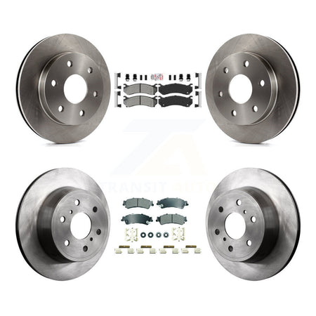 Front Rear Semi-Metallic Pads And Disc Brake Rotors Kit For GMC Sierra 1500 Classic K8A-107286