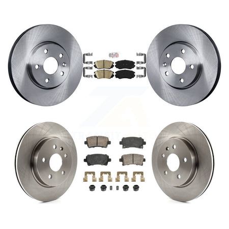 Front Rear Ceramic Pads And Disc Brake Rotors Kit For Chevrolet Malibu Buick LaCrosse K8A-107339