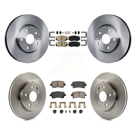 Front Rear Ceramic Pads And Disc Brake Rotors Kit For Chevrolet Malibu Buick LaCrosse K8A-107341