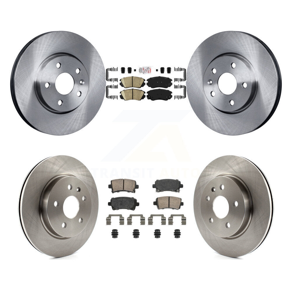 Front Rear Ceramic Pad Brake Rotor Kit For Chevrolet Malibu Impala Buick LaCrosse Limited K8A-107342
