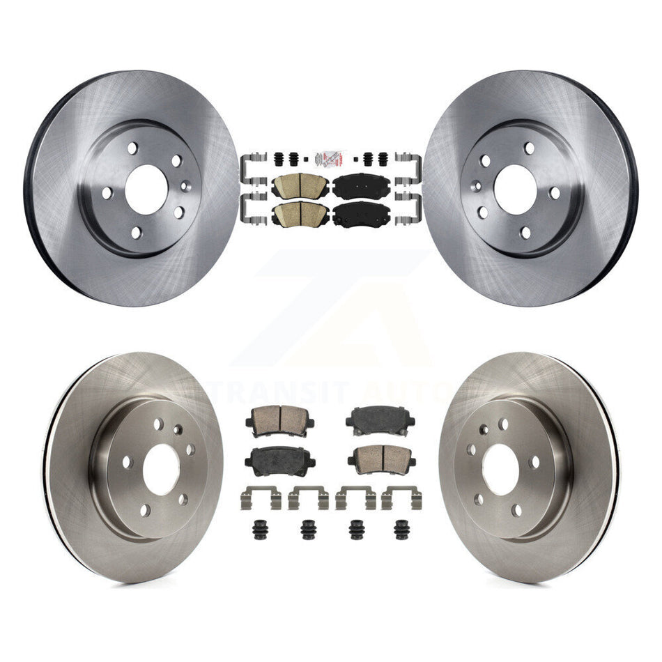 Front Rear Ceramic Pad Brake Rotor Kit For Chevrolet Malibu Impala Buick LaCrosse Limited K8A-107342