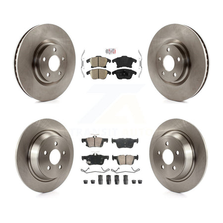 Front Rear Ceramic Pad & Disc Brake Rotors Kit For 2019-2020 Ford Police Responder Hybrid K8A-107344