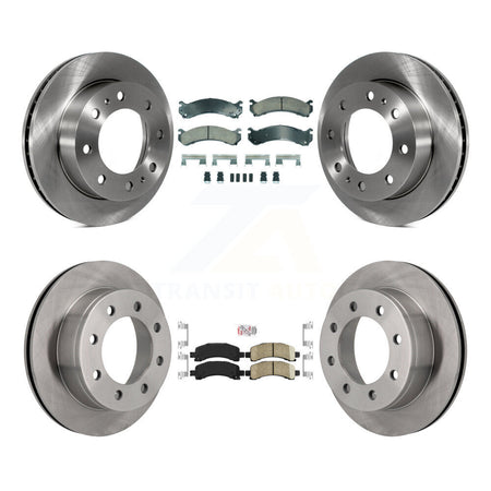 Front Rear Ceramic Pads And Disc Brake Rotors Kit For GMC Savana 2500 Chevrolet Express K8A-107353