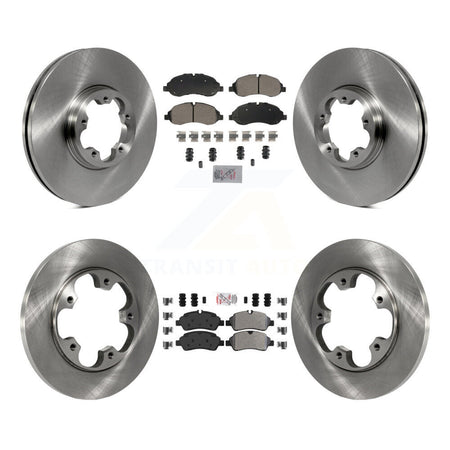 Front Rear Semi-Metallic Pad Brake Rotor Kit For Ford Transit-250 Transit-150 Transit-350 K8A-107377