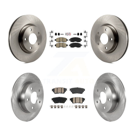 Front Rear Ceramic Pad Disc Brake Rotor Kit For Nissan Altima With Electric Parking K8A-107421