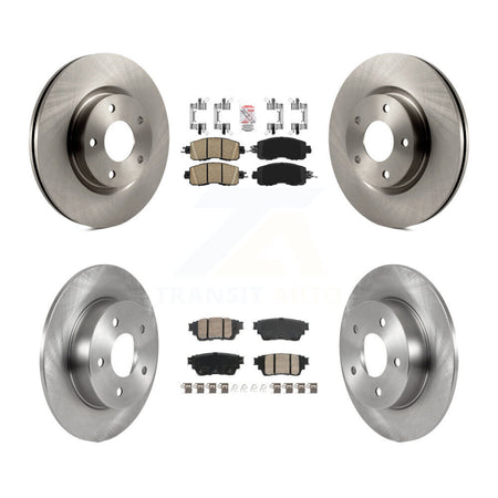 Front Rear Ceramic Pad Disc Brake Rotor Kit For Nissan Altima With Electric Parking K8A-107423