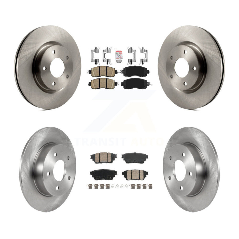 Front Rear Ceramic Pad Disc Brake Rotor Kit For Nissan Altima With Electric Parking K8A-107423