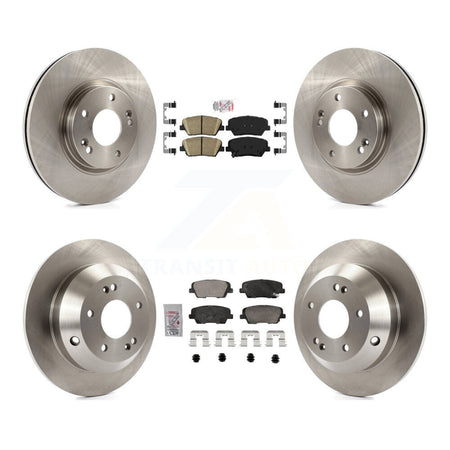 Front Rear Ceramic Pads And Disc Brake Rotors Kit For Hyundai Santa Fe Kia Sorento K8A-107424