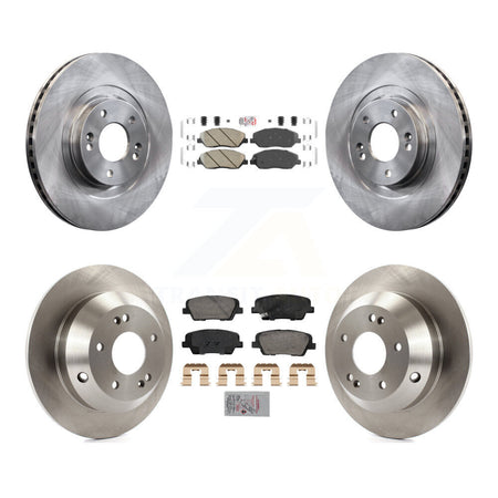 Front Rear Ceramic Pads And Disc Brake Rotors Kit For 2013-2016 Hyundai Santa Fe XL 3.3L K8A-107429