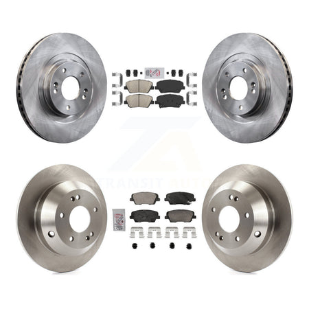 Front Rear Ceramic Pads And Disc Brake Rotors Kit For Hyundai Santa Fe Sport Kia Sorento K8A-107434