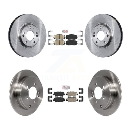 Front Rear Ceramic Pads And Disc Brake Rotors Kit For 2010 Hyundai Azera To 07 06 09 K8A-107441