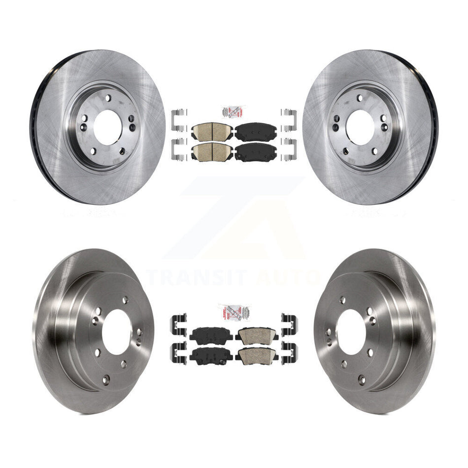 Front Rear Ceramic Pads And Disc Brake Rotors Kit For 2010 Hyundai Azera To 07 06 09 K8A-107441
