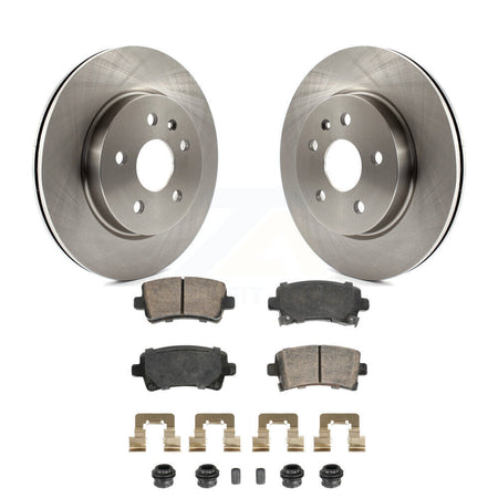 Rear Disc Brake Rotors Ceramic Pad Kit For Buick Chevrolet Malibu LaCrosse Regal Saab 9-5 K8A-107447