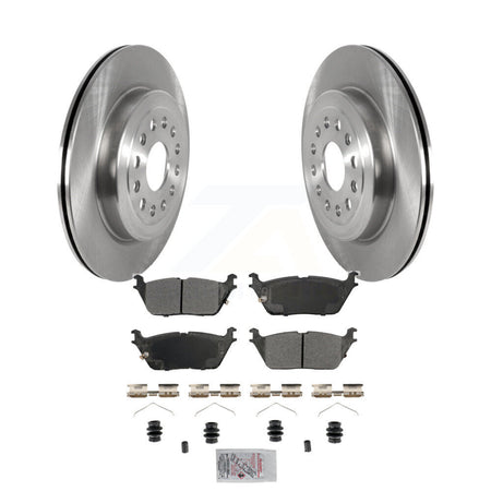 Rear Disc Brake Rotors And Semi-Metallic Pads Kit For Ram 1500 K8A-107450
