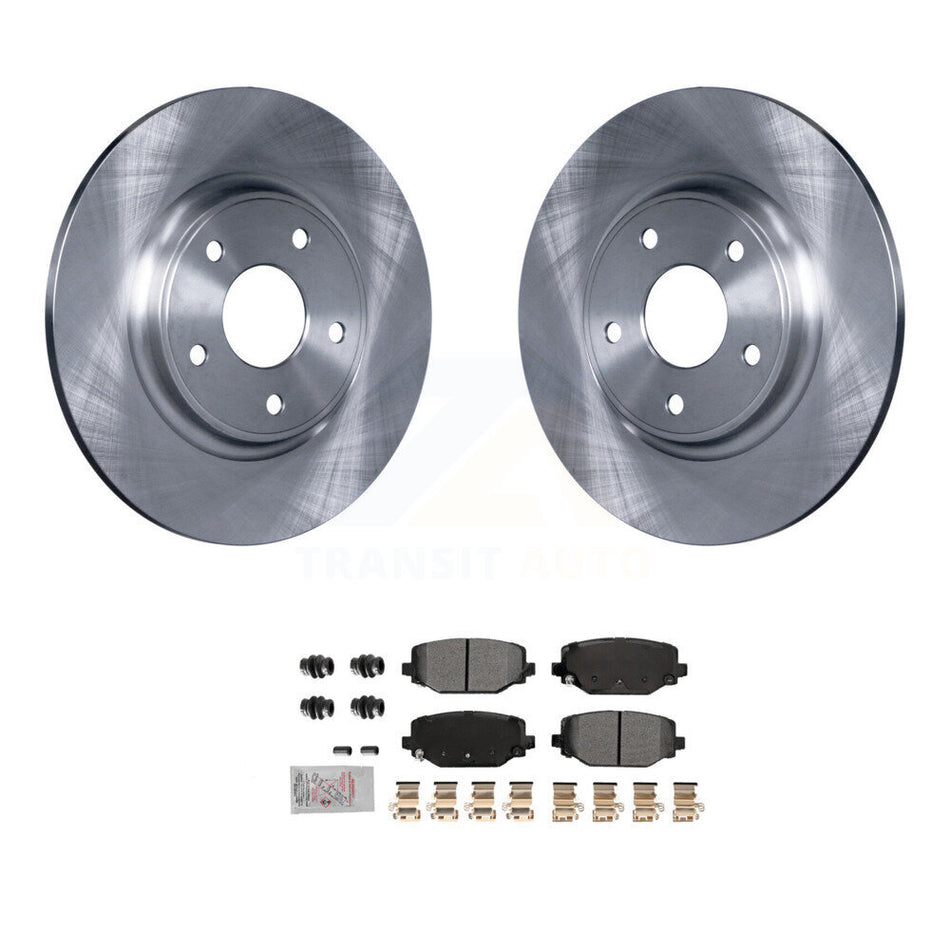 Rear Brake Rotors & Semi-Metallic Pad Kit For Dodge Grand Caravan Journey Chrysler Town K8A-107451