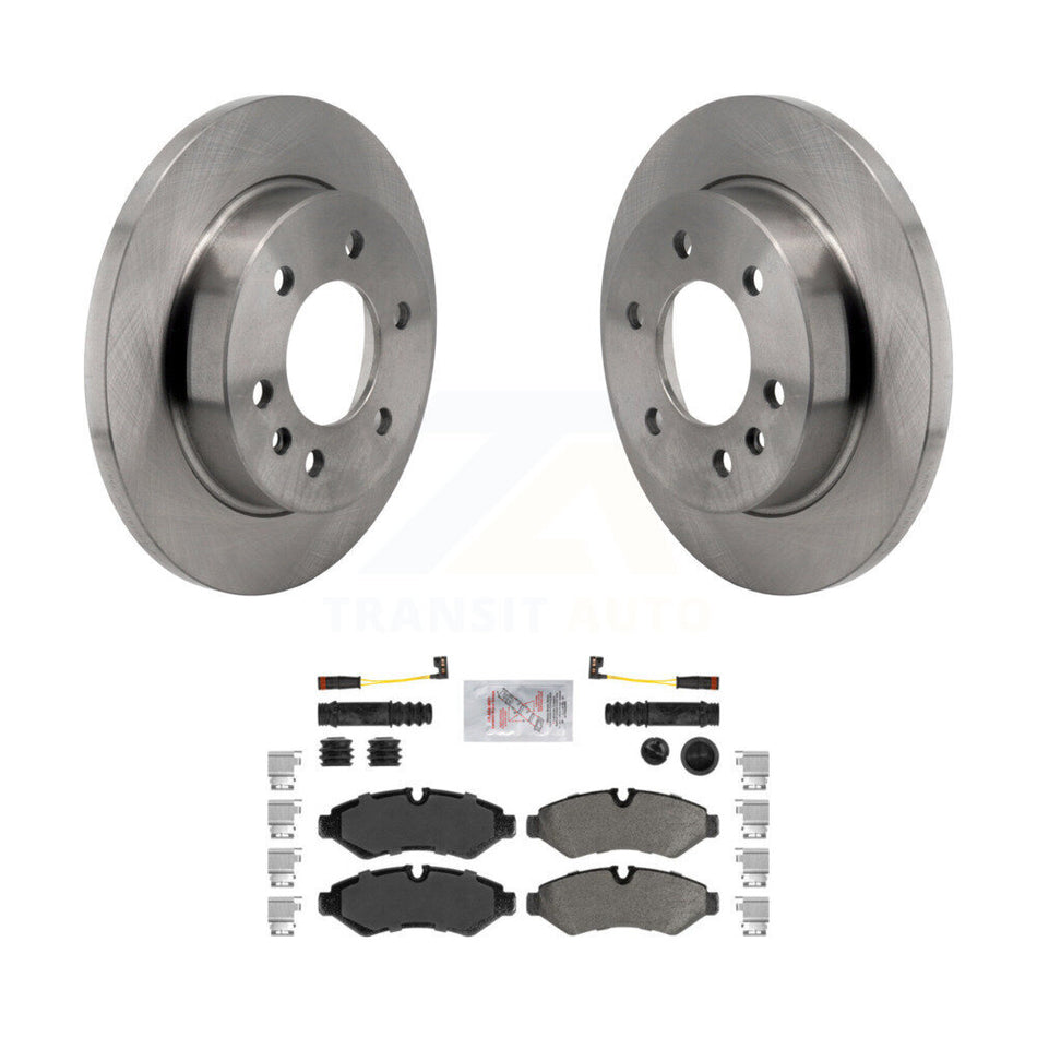 Rear Brake Rotor & Semi-Metallic Pad Kit For Mercedes-Benz Sprinter 2500 3500 4500 3500XD K8A-107461