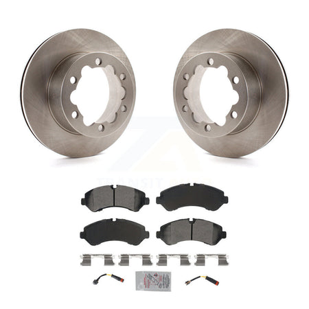 Rear Disc Brake Rotor & Semi-Metallic Pad Kit For Mercedes-Benz Sprinter 3500 4500 3500XD K8A-107463