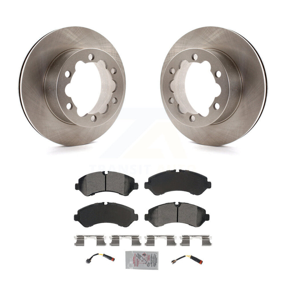 Rear Disc Brake Rotor & Semi-Metallic Pad Kit For Mercedes-Benz Sprinter 3500 4500 3500XD K8A-107463