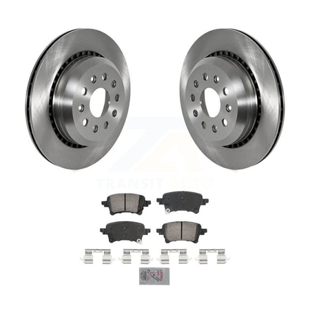 Rear Disc Brake Rotors And Ceramic Pads Kit For Jeep Wrangler Gladiator K8A-107472
