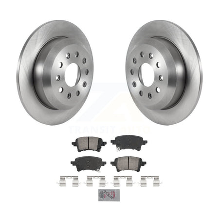 Rear Disc Brake Rotors And Ceramic Pads Kit For Jeep Wrangler K8A-107473