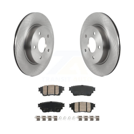 Rear Disc Brake Rotors And Ceramic Pads Kit For Nissan Rogue K8A-107476