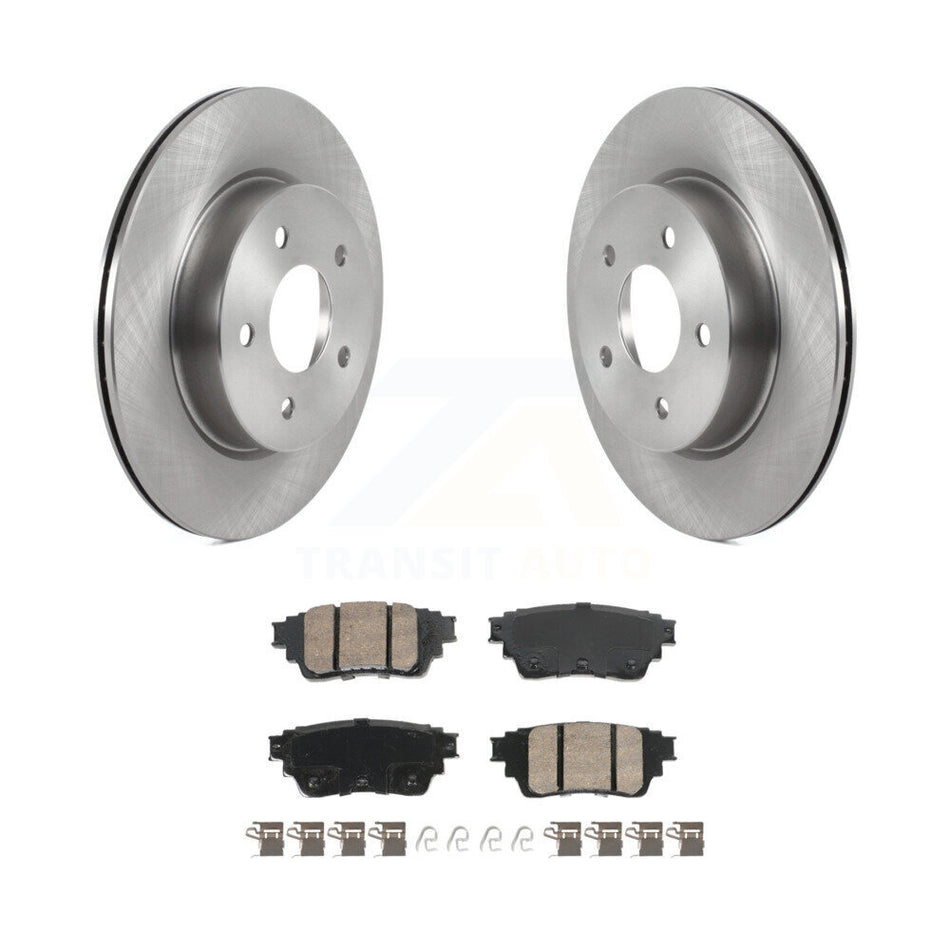 Rear Disc Brake Rotors And Ceramic Pads Kit For Nissan Rogue K8A-107476