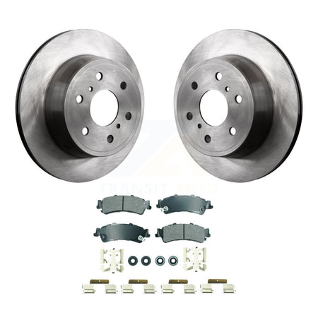Rear Disc Brake Rotors And Semi-Metallic Pads Kit For GMC Sierra 1500 Classic K8A-107477