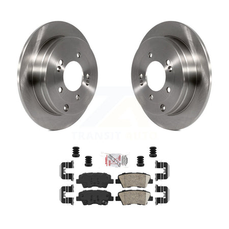 Rear Disc Brake Rotors And Ceramic Pads Kit For 2010 Hyundai Azera To 07 06 09 K8A-107484